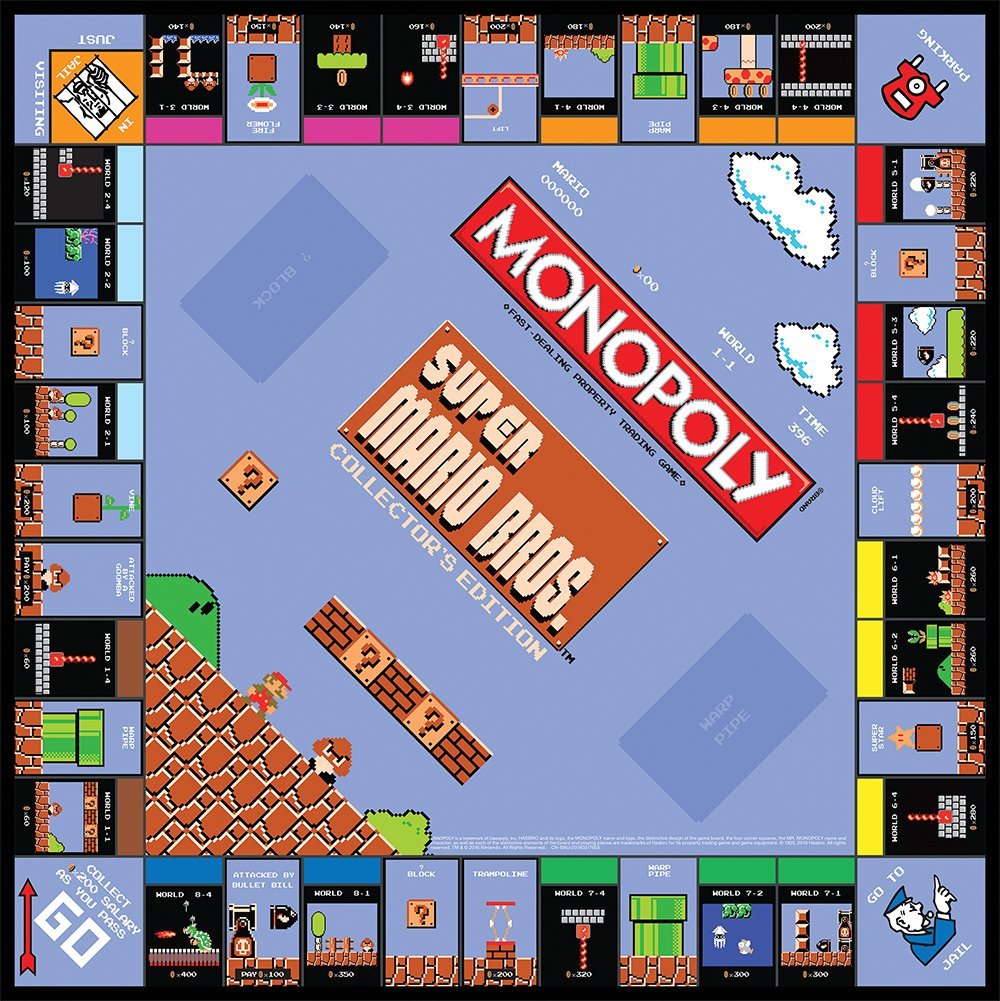 plateau monopoly super mario bros