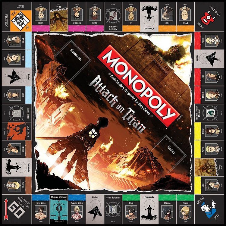 monopoly attack on titan